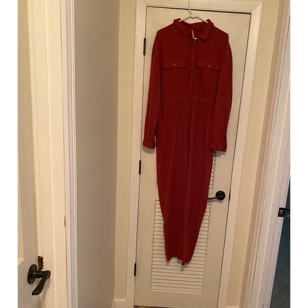 Free People long sleeve coral Jumper size 12